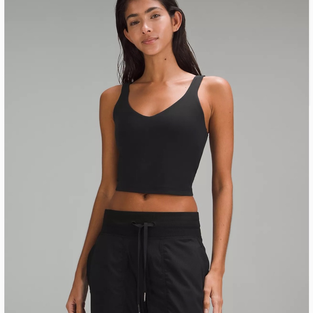 black lululemon align tank top